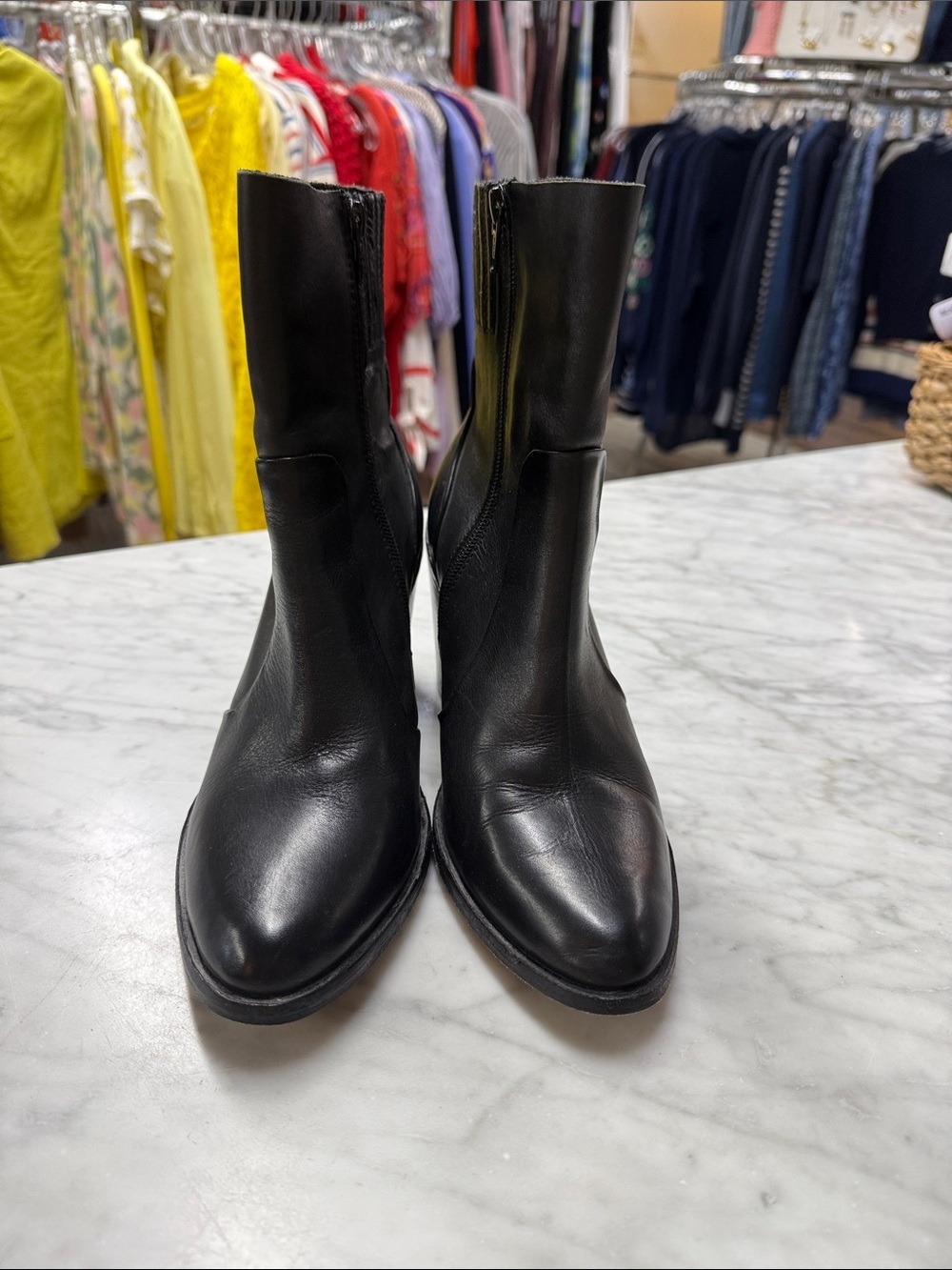 Jeffrey Campbell Ragini Black Ankle Bootie Size US8.5 - Picture 3 of 13